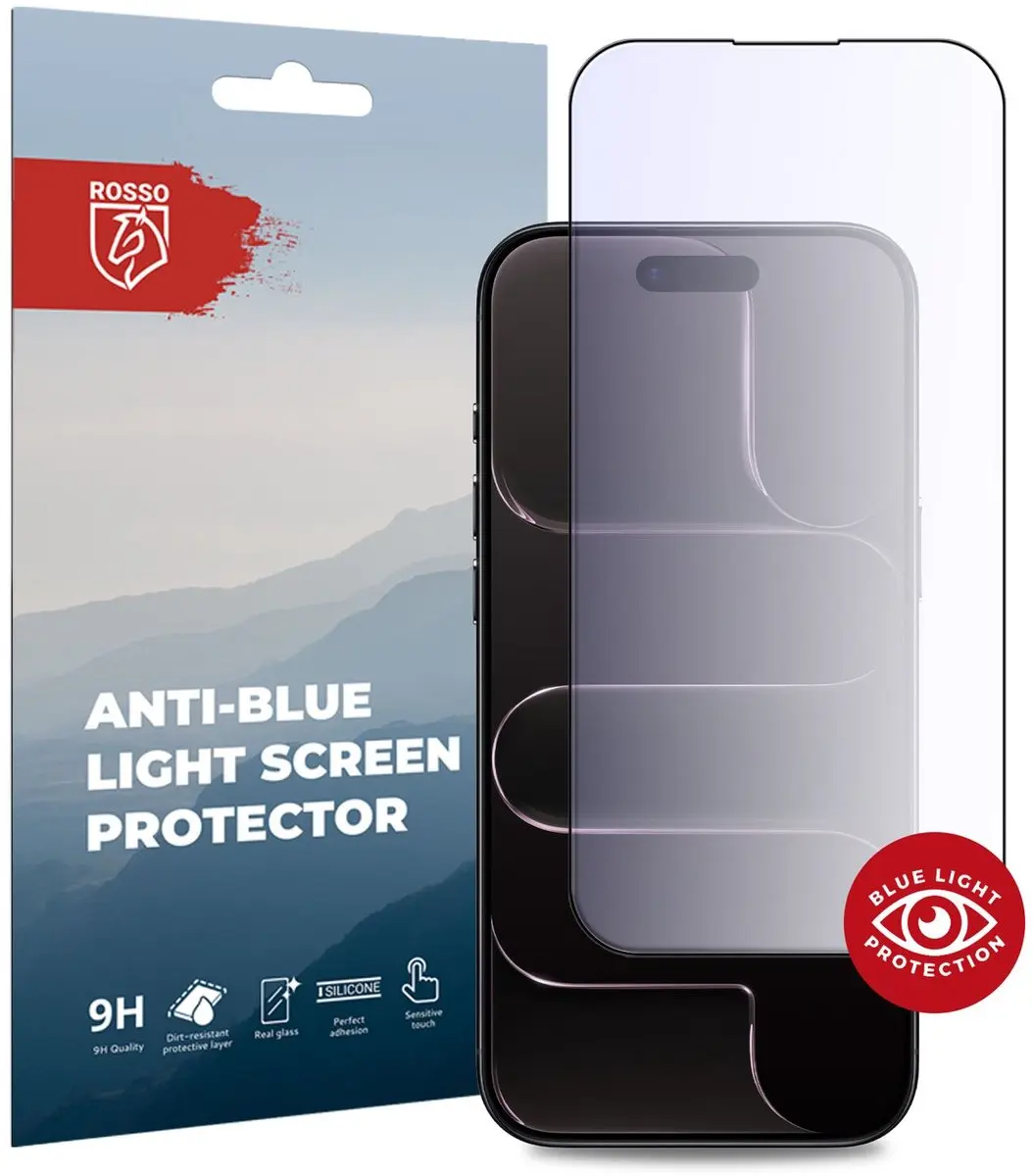 Rosso Screenprotector iPhone Air Blauw Licht Filter