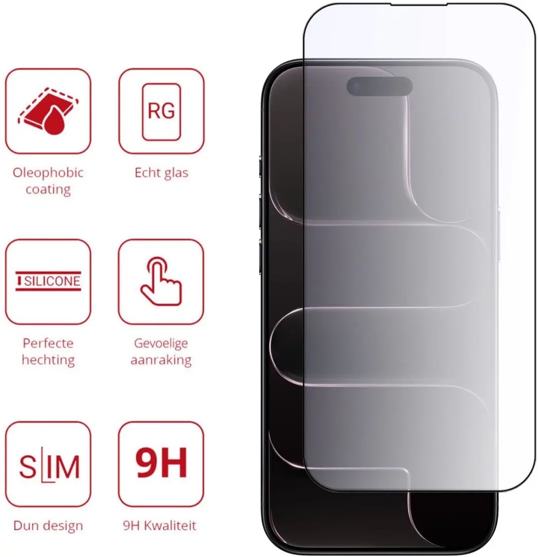 Rosso Screenprotector iPhone Air Blauw Licht Filter - Blauw