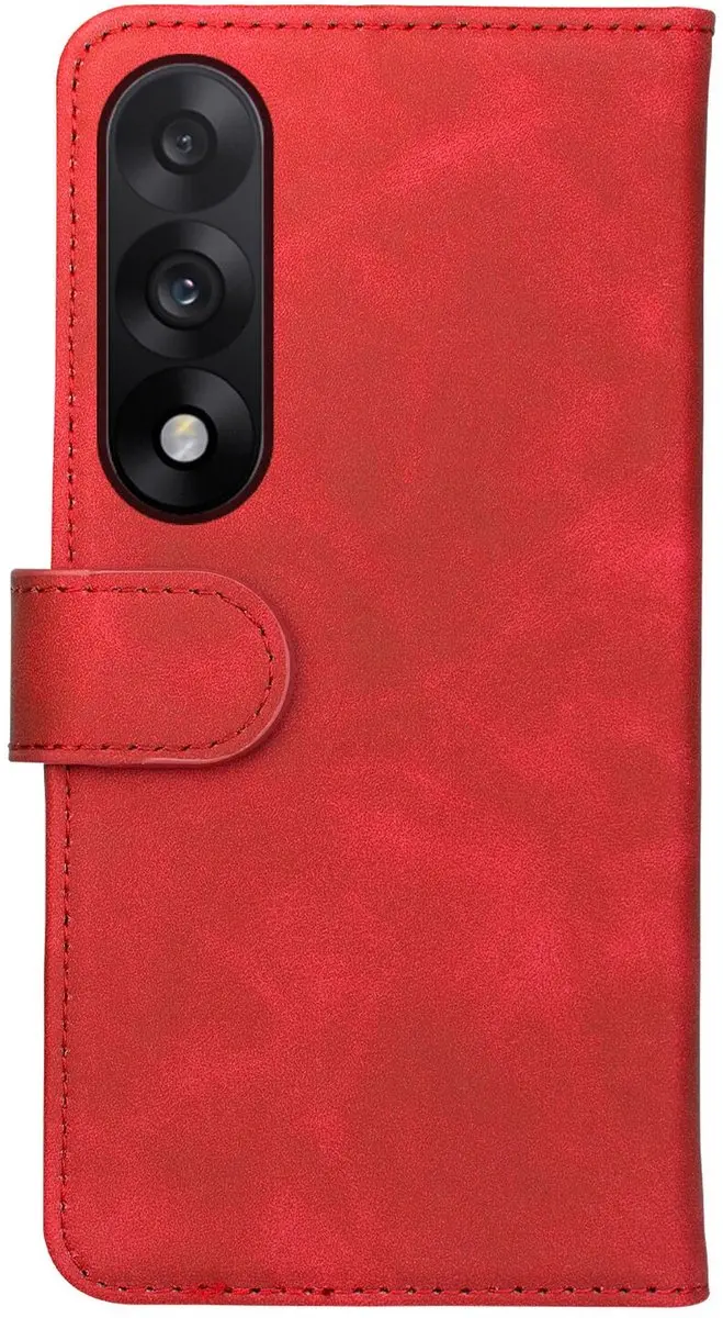 Rosso Element Wallet Book Case OnePlus Nord 5 - 3 Pasjes - Rood