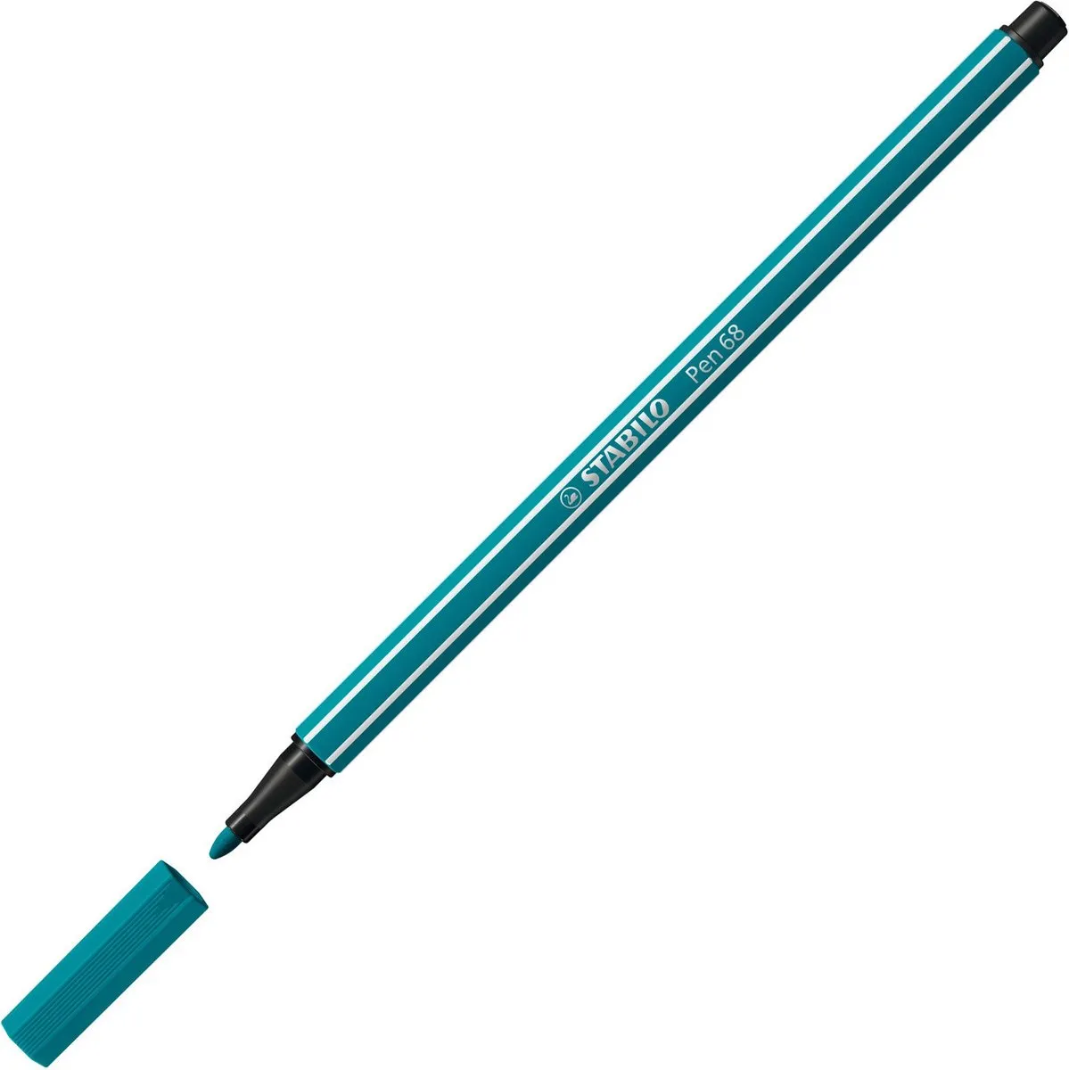 STABILO Pen 68 Premium Viltstift - Turks Blauw
