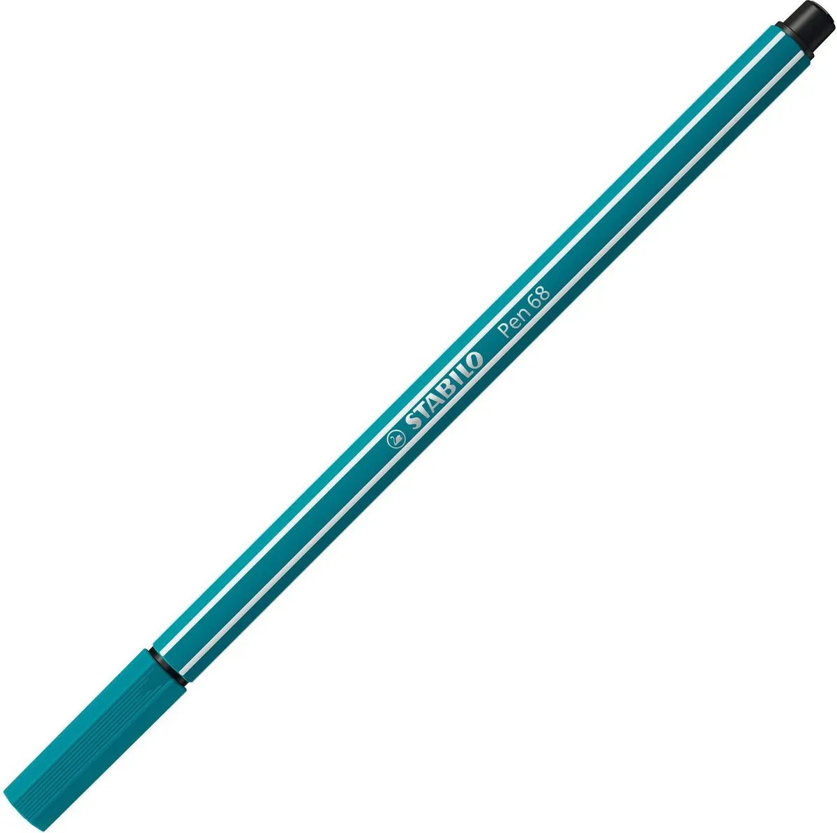 STABILO Pen 68 Premium Viltstift - Turks Blauw