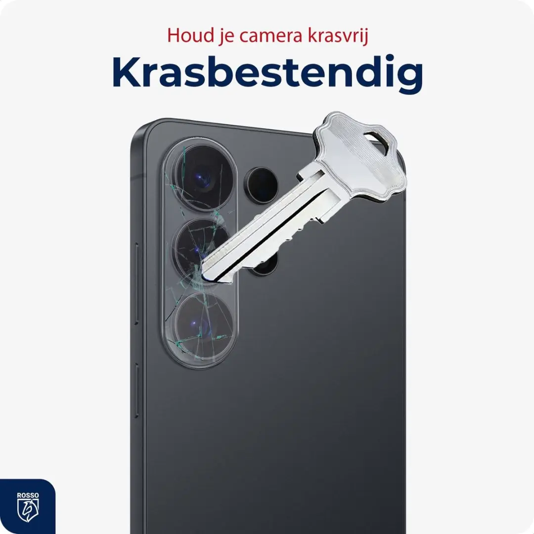 Rosso Camera Protector Samsung Galaxy S26 Ultra - Ultra Dun Glas - Transparant