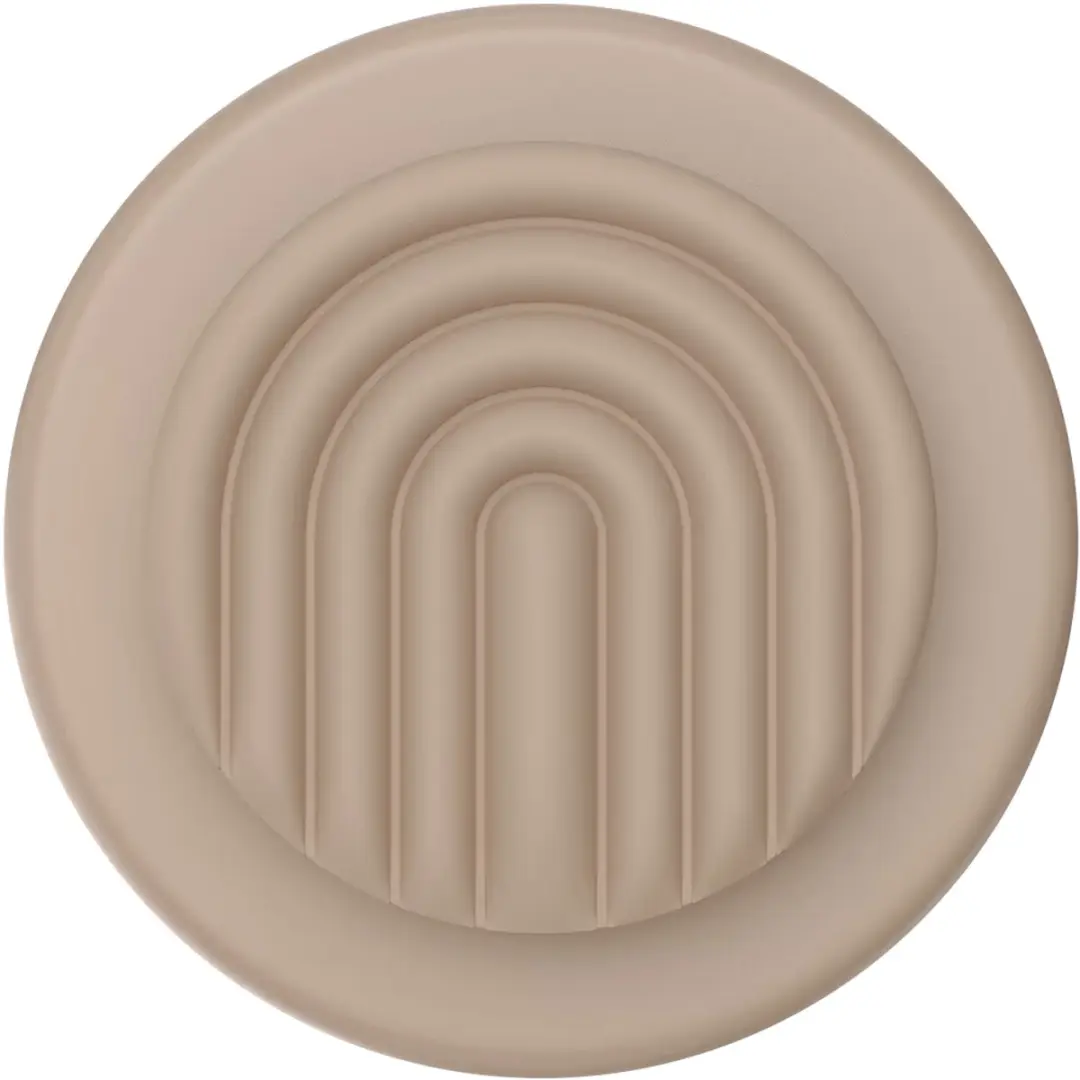 PopSockets PopGrip Round Curves Latte POPS807320 - Bruin