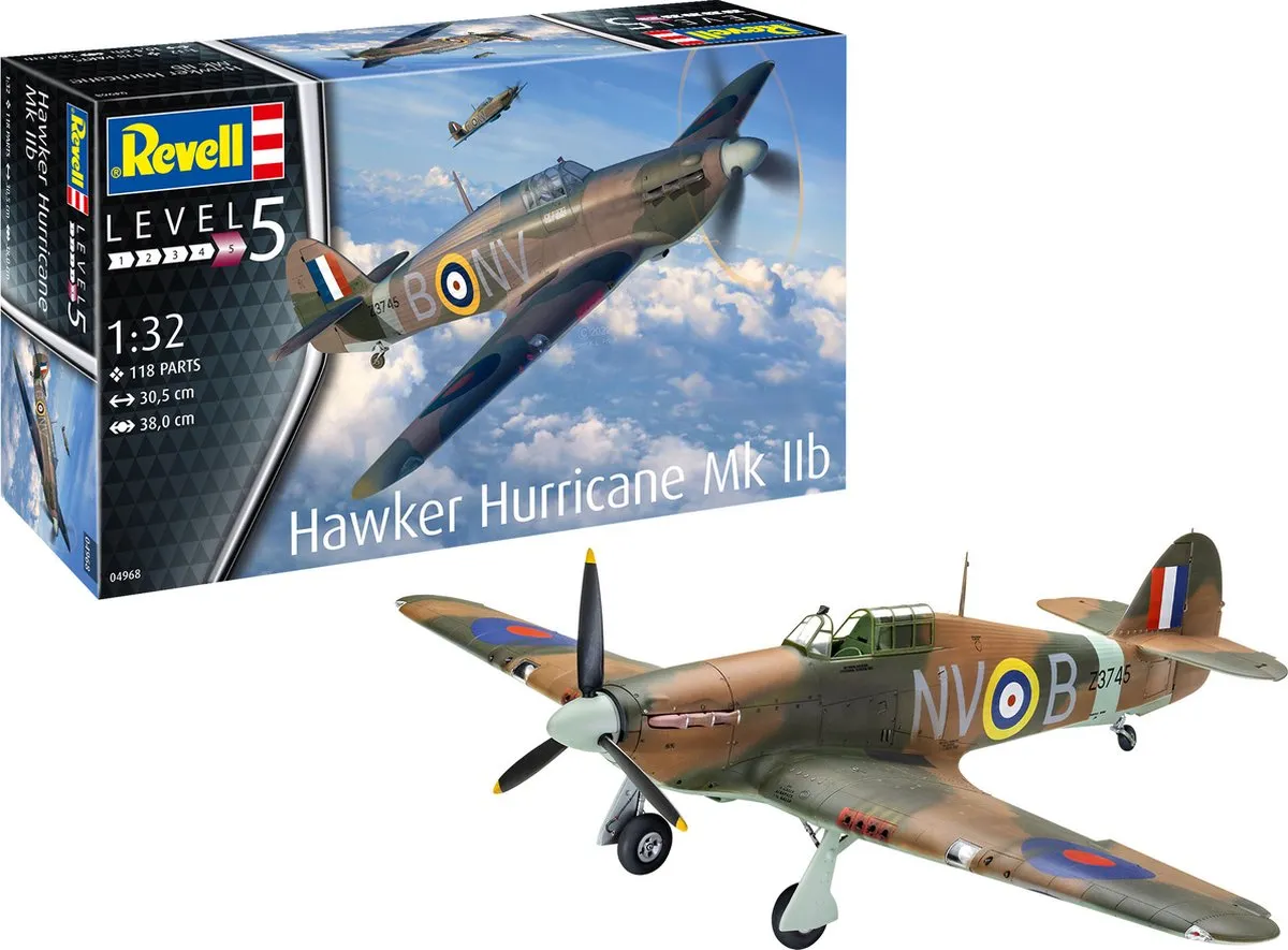 Revell Hawker Hurricane Mk IIb Modelbouwpakket 1:32