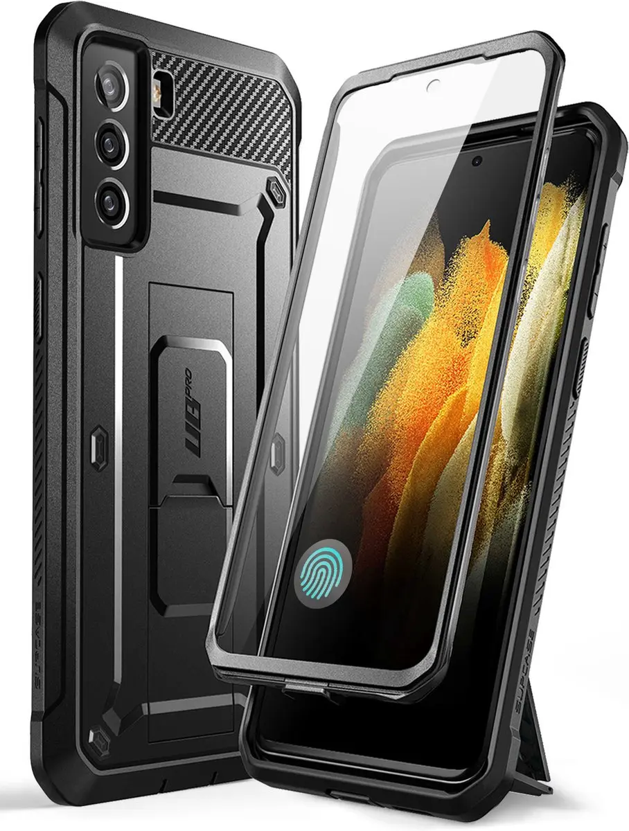 Supcase i-Blason Unicorn Beetle Pro Case Samsung Galaxy S21 FE - Zwart
