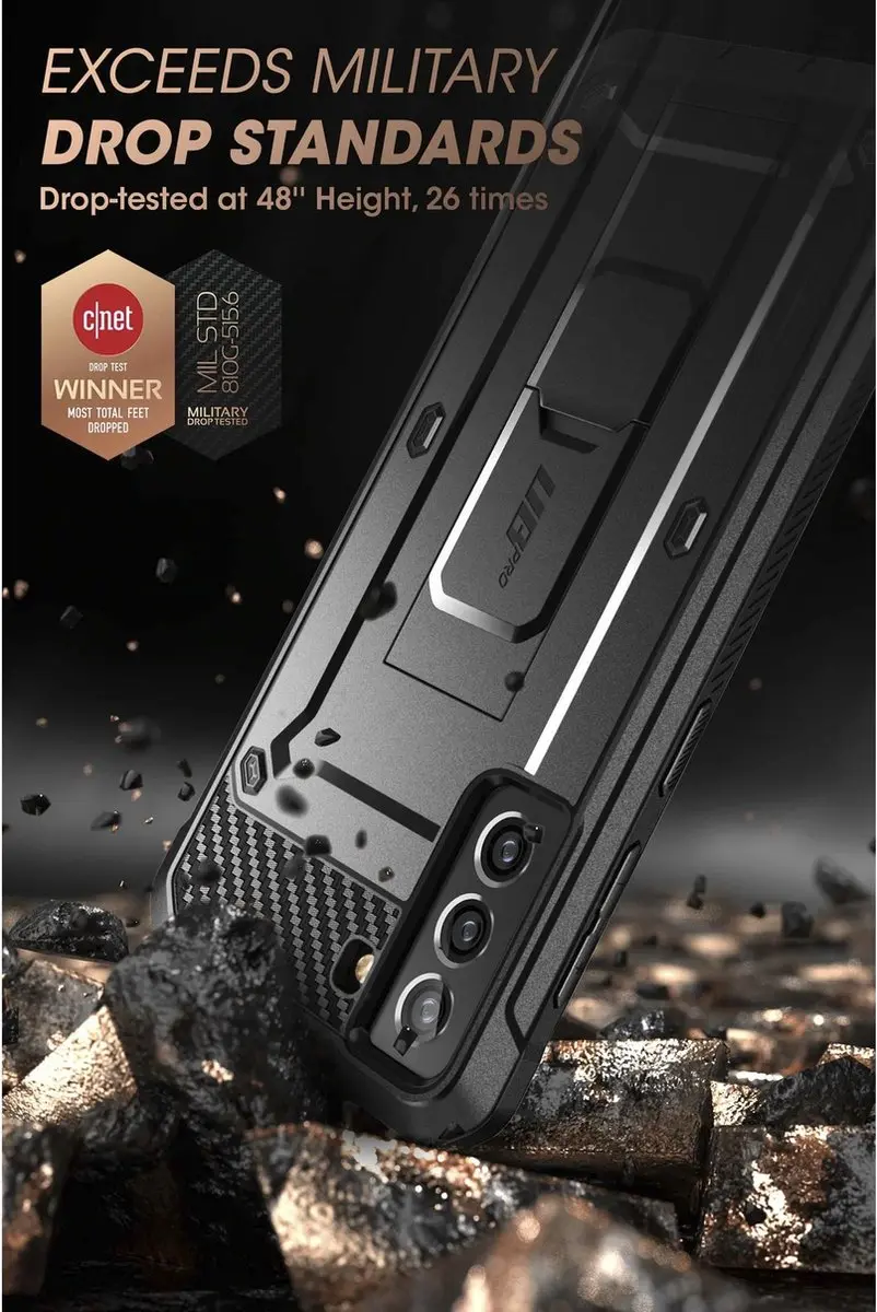 Supcase i-Blason Unicorn Beetle Pro Case Samsung Galaxy S21 FE - Zwart