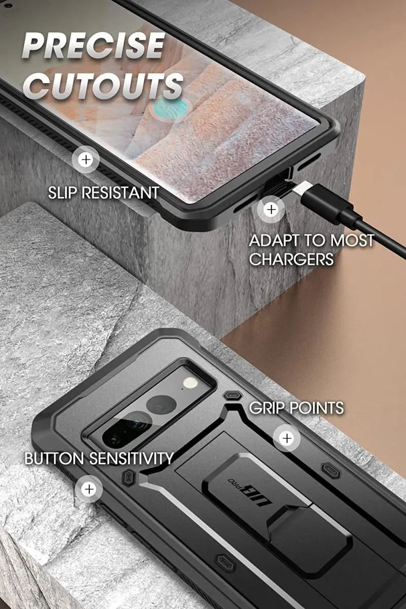 Supcase i-Blason Unicorn Beetle Pro Case Google Pixel 7 Pro - Zwart