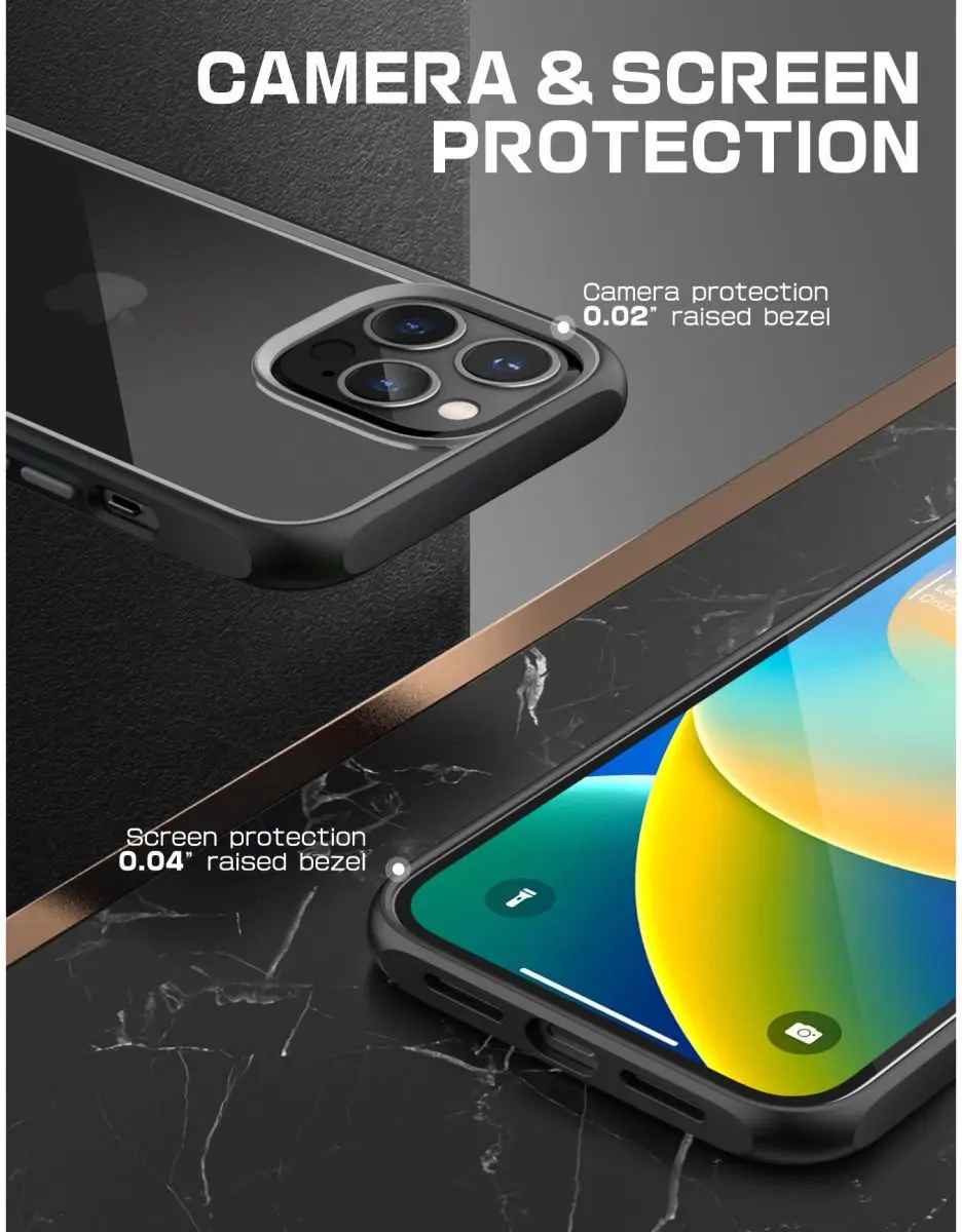 Supcase Unicorn Beetle Style Hoesje iPhone 14 Pro Max - Zwart