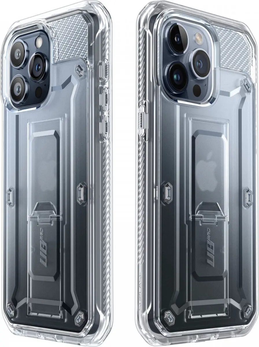 Supcase i-Blason Unicorn Beetle Pro UB Pro iPhone 15 Pro Hoes - Transparant