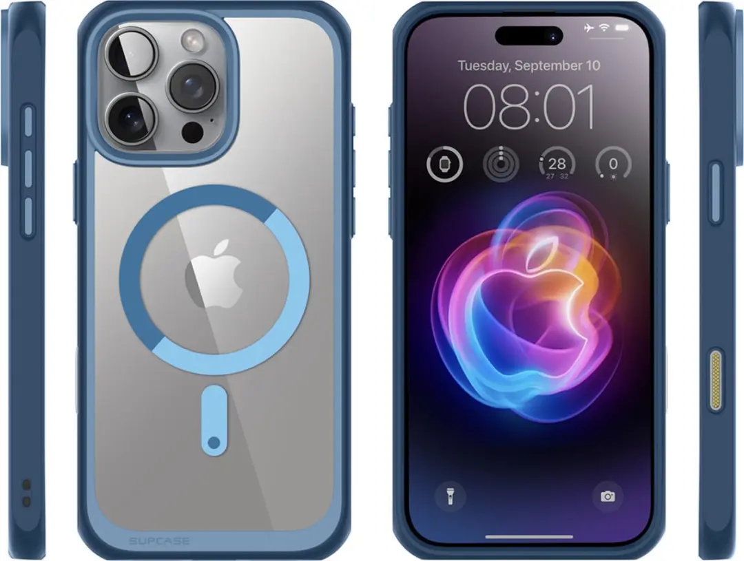 Supcase UB 12031 iPhone 16 Pro Max Hoesje - Blauw - MagSafe
