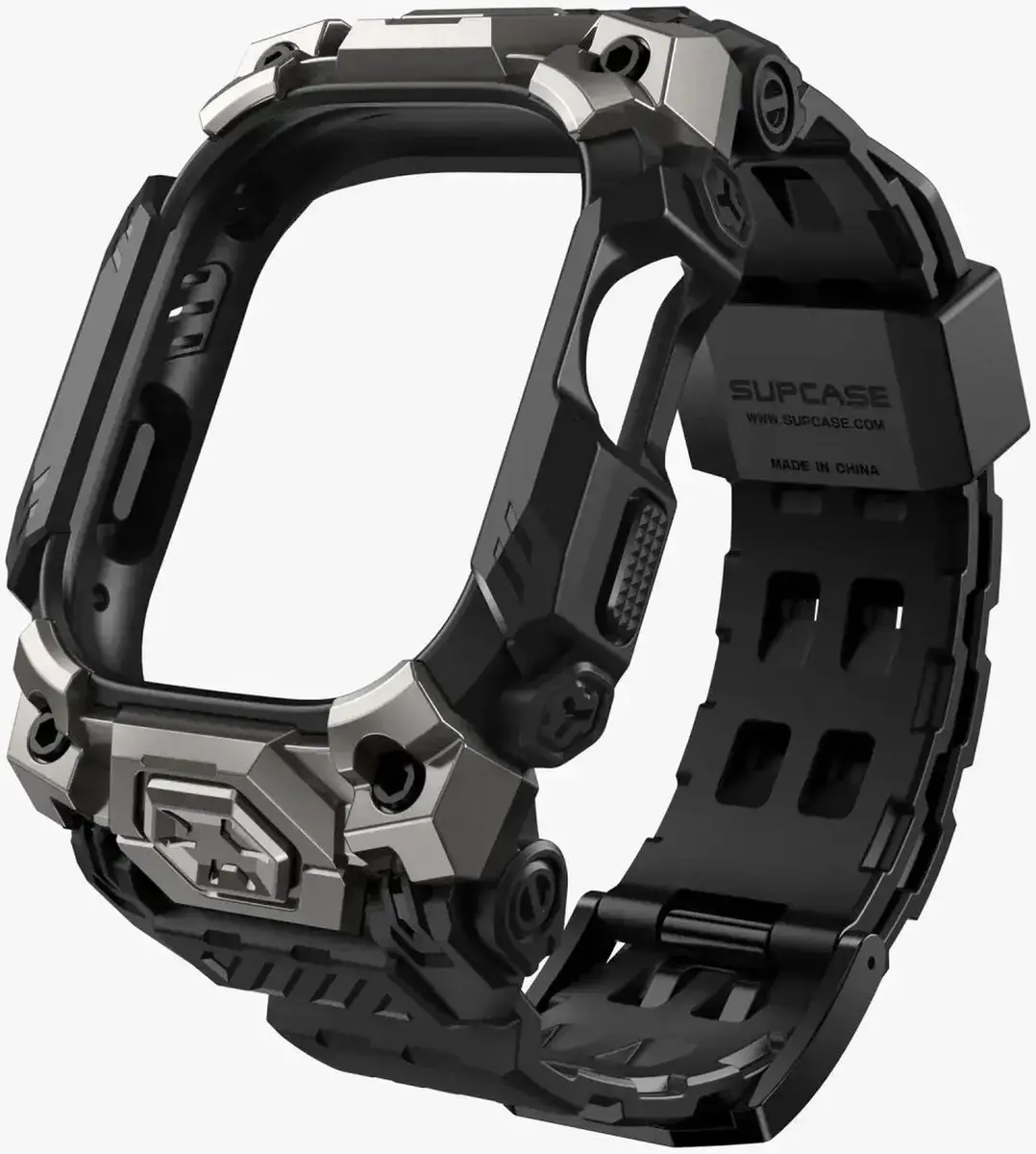 Supcase Unicorn Beetle Ore Hoesje - Apple Watch Ultra/Ultra 2 49mm - Zwart