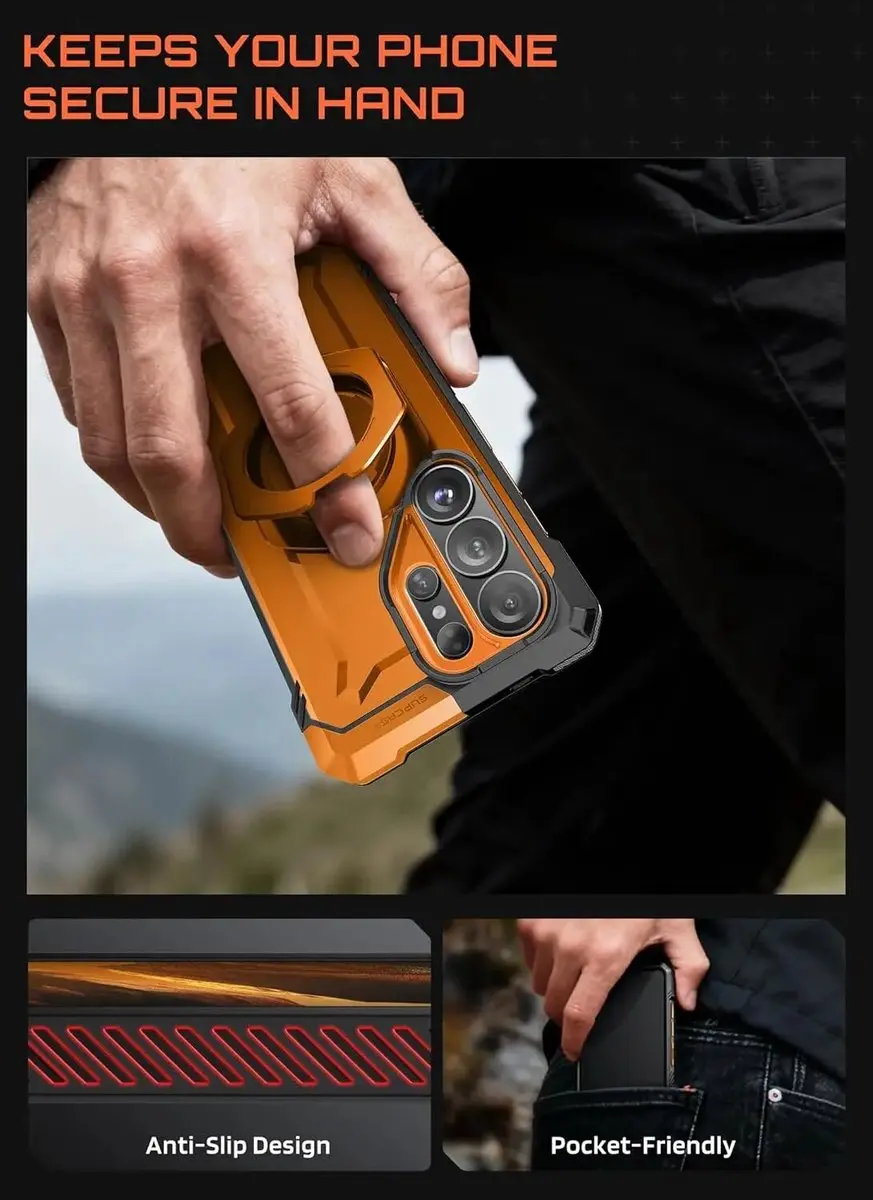 Supcase UB Grip Hoesje Samsung Galaxy S26 Ultra - Oranje - 14534