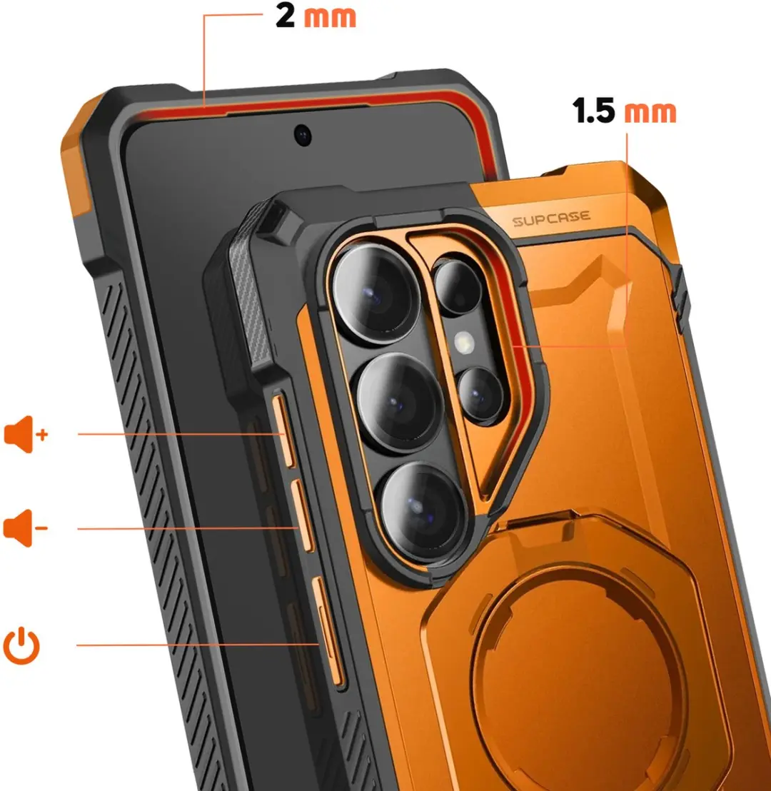 Supcase UB Grip Hoesje Samsung Galaxy S26 Ultra - Oranje - 14534