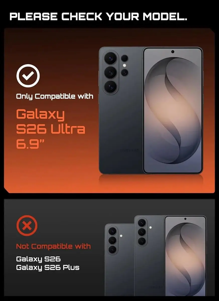 Supcase UB Grip Hoesje Samsung Galaxy S26 Ultra - Oranje - 14534 - afbeelding 6 van 6