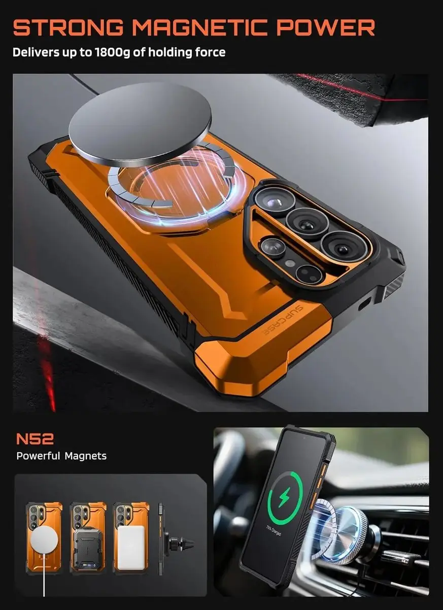 Supcase UB Grip Hoesje Samsung Galaxy S26 Ultra - Oranje - 14534