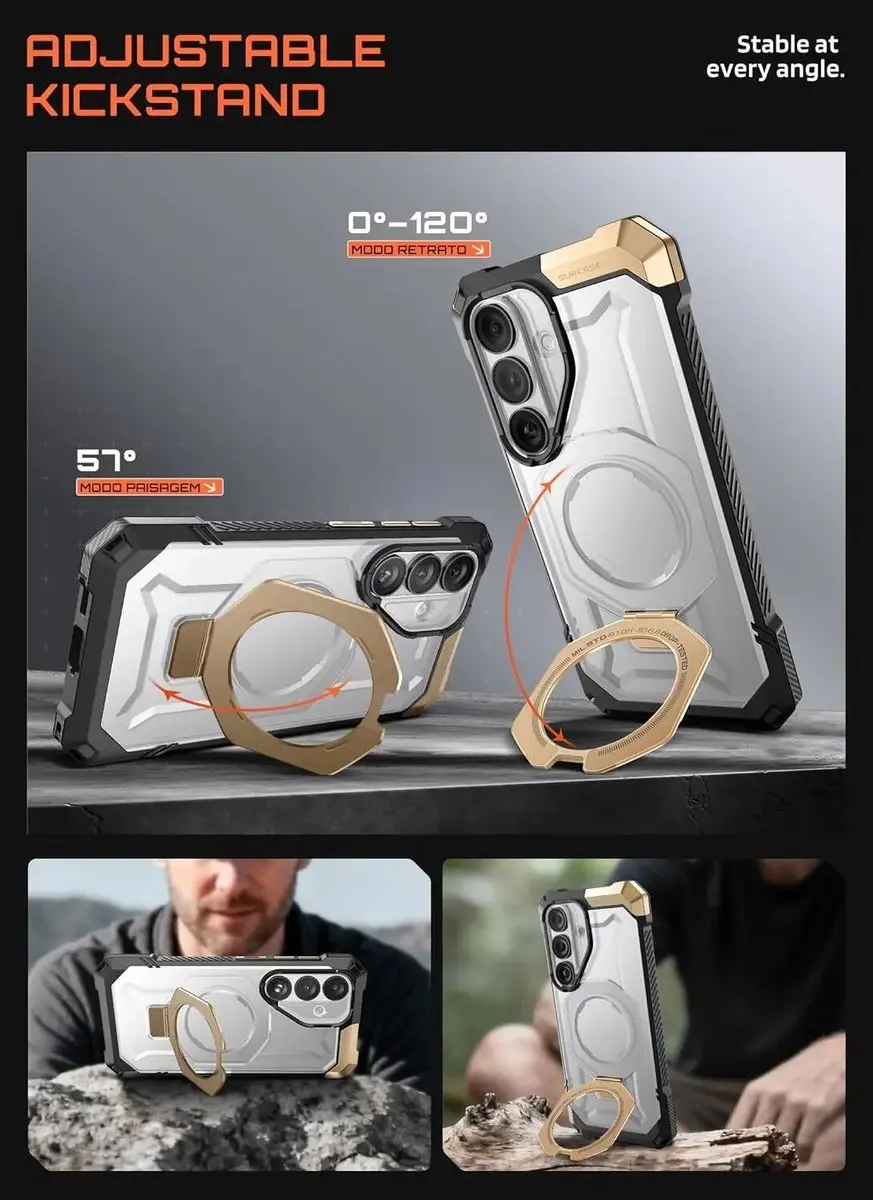Supcase UB Grip Hoesje Samsung Galaxy S26 - MagSafe - Beige