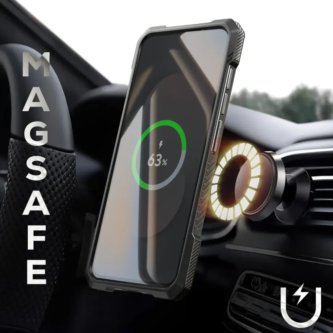 Supcase UB Grip Hoesje 14104 - Samsung Galaxy S25 FE - Zwart