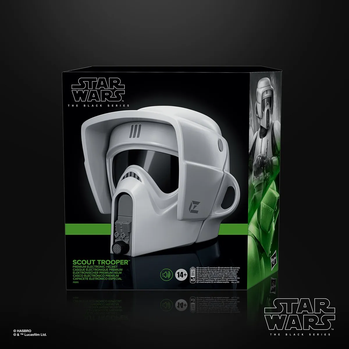 Hasbro Star Wars: Return of the Jedi - Biker Scout Black Series Helmet Replica