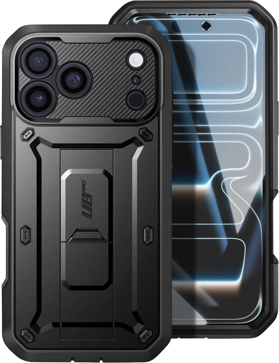 Supcase 360 Backcover iPhone 17 Pro - Zwart