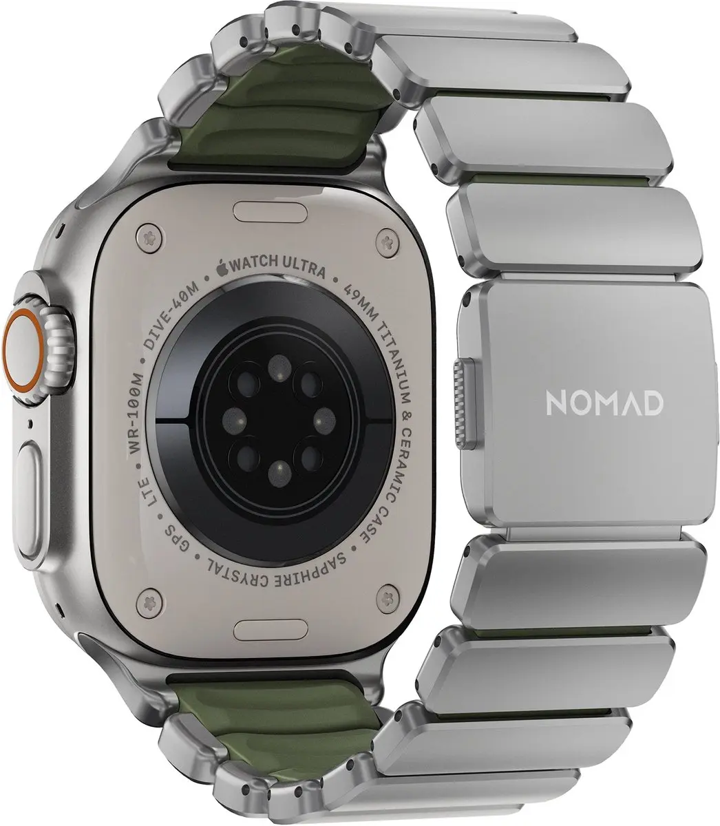 NOMAD Stratos Horlogeband Groen - 45/46/49mm - Apple Watch