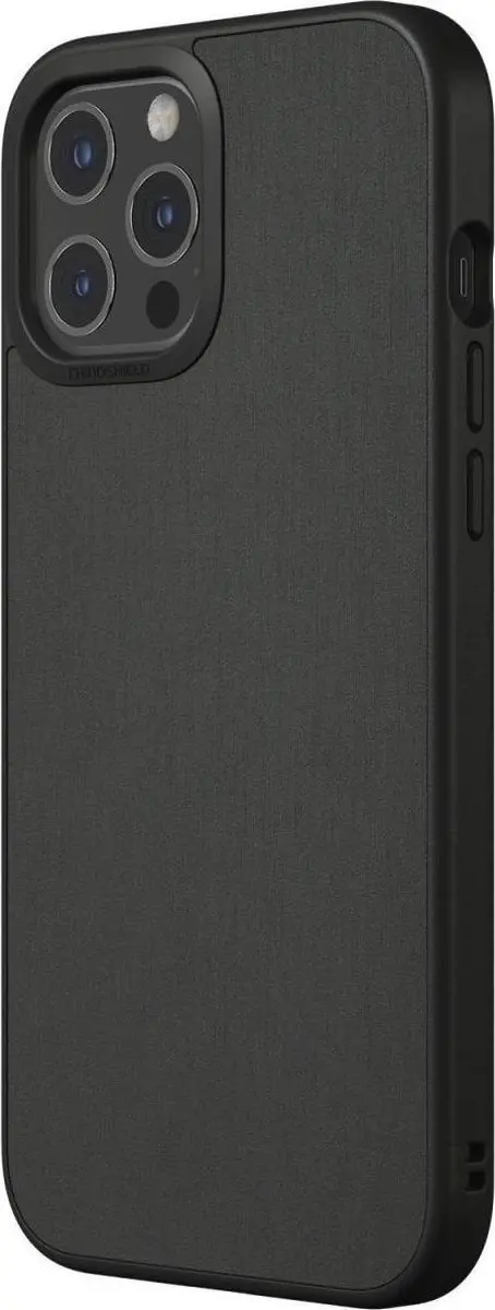 RhinoShield SolidSuit Apple iPhone 12 Pro Max Hoesje Brushed Steel