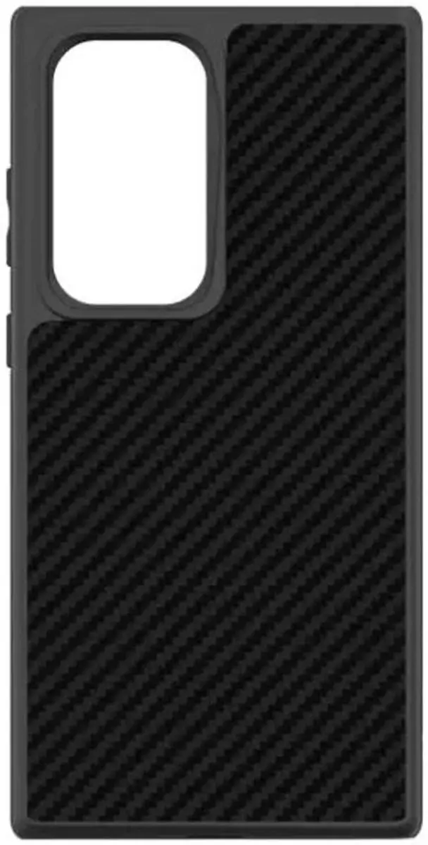 Rhinoshield SolidSuit Carbon Fiber Hoesje - Samsung Galaxy S23 Ultra - Zwart