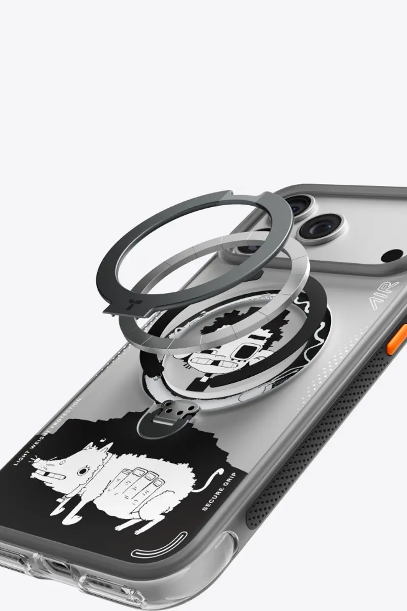 Torras GAWX Q3 Air Hoesje iPhone 17 Pro Max - Grijs - afbeelding 4 van 6