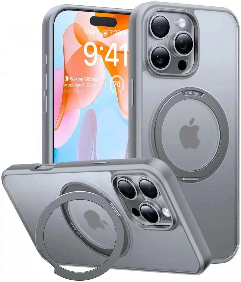 Torras UPro Ostand Pro Hoesje iPhone 16 Pro Max