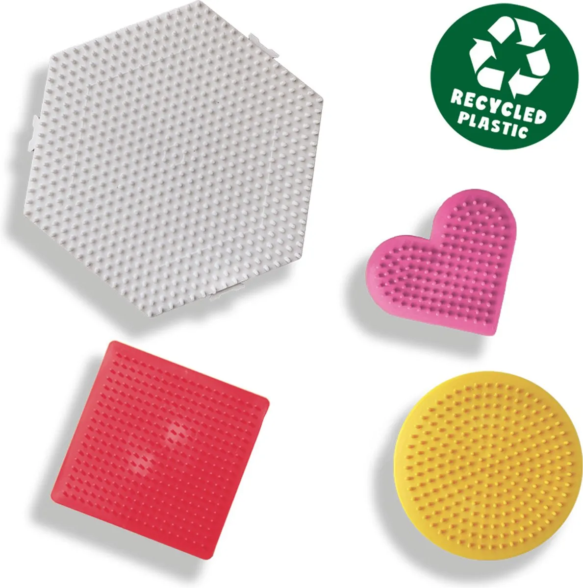 SES Creative Green Beedz Strijkkralen Grondplaten - 4 Stuks