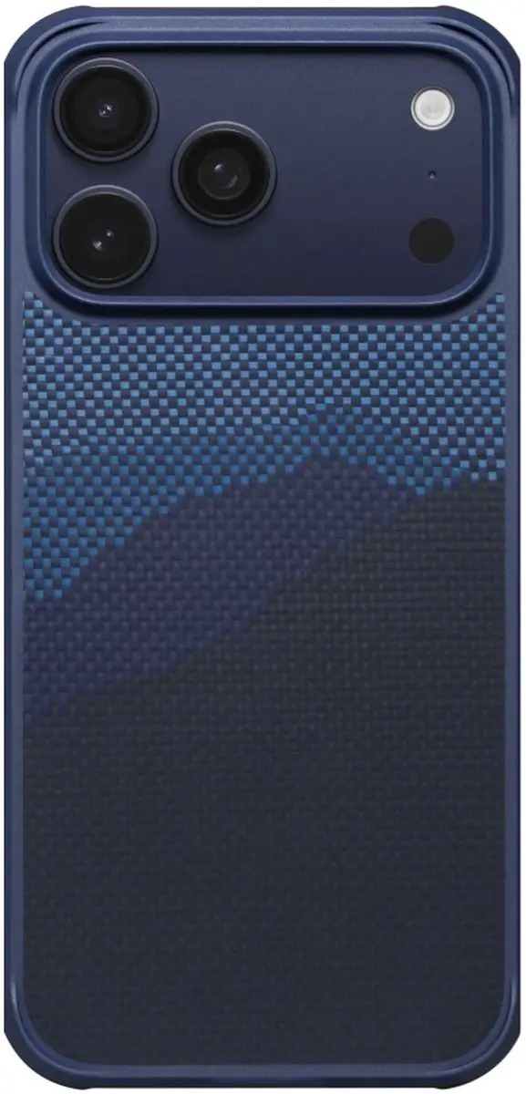 Pitaka Cairn Hoesje iPhone 17 Pro - Aramidevezel 600D - Blauw Horizon