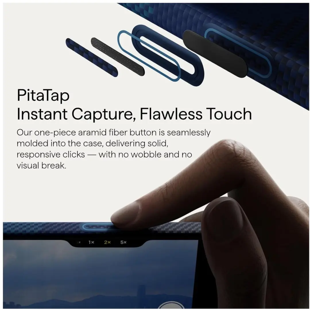 Pitaka Ultra-Slim Hoesje iPhone 17 Pro - 600D Aramidevezel - Horizon - MagSafe