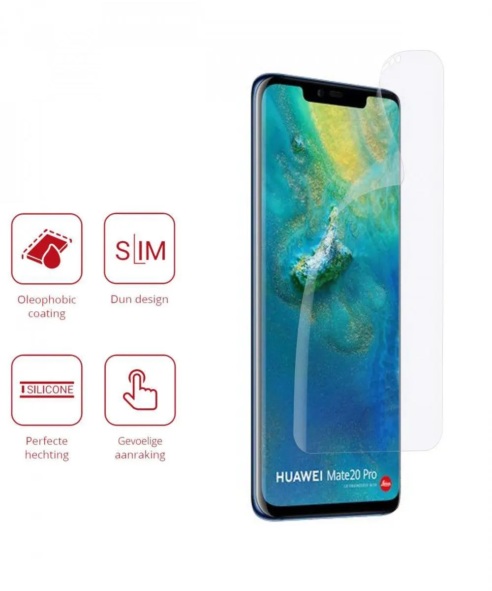 Rosso Screen Protector Ultra Clear - 2 Stuks - Huawei Mate 20 Pro
