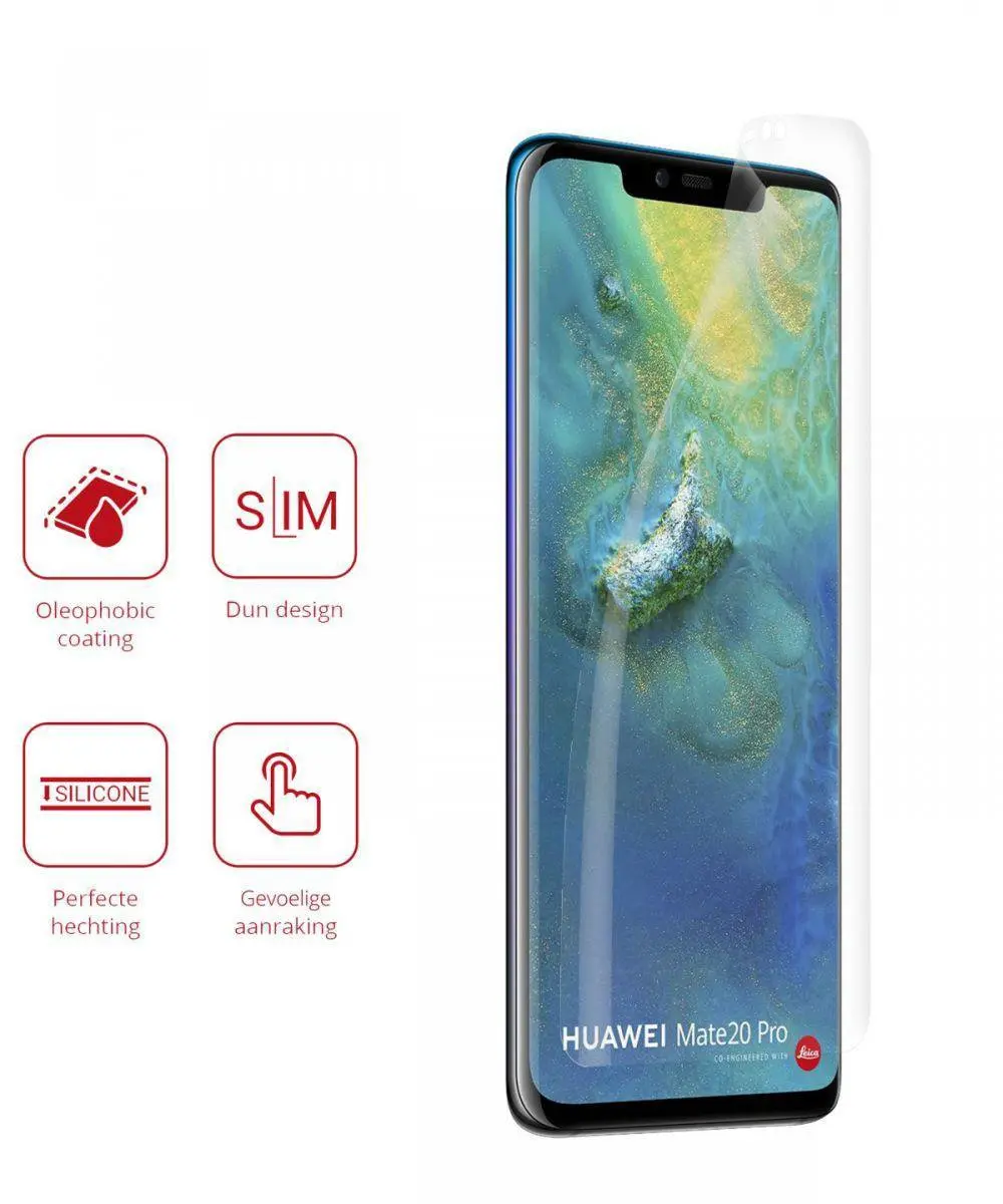 Rosso Screen Protector Ultra Clear - 2 Stuks - Huawei Mate 20 Pro