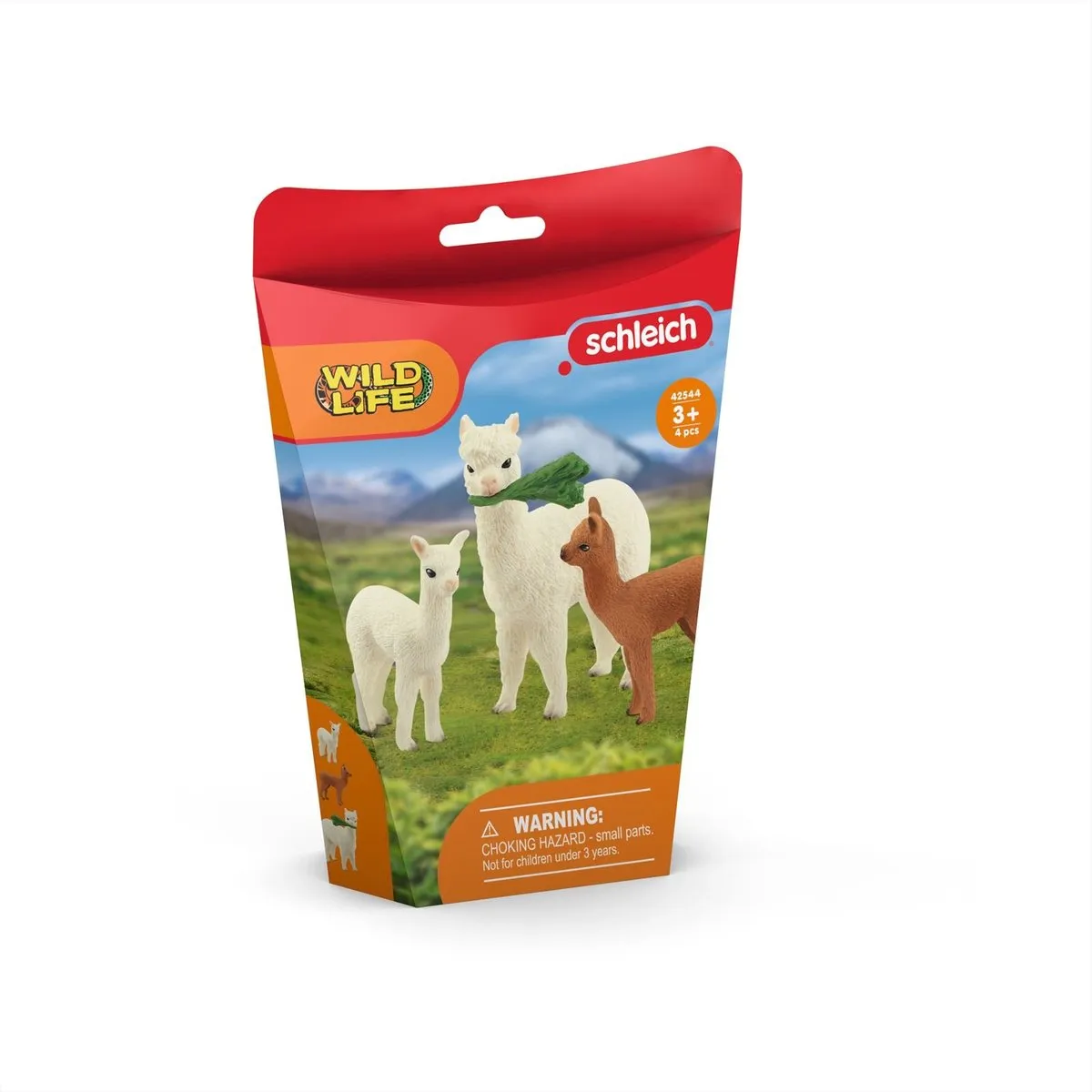 Schleich Wild Life Alpaca Familie Speelfigurenset 42544 - Multicolor - afbeelding 6 van 6
