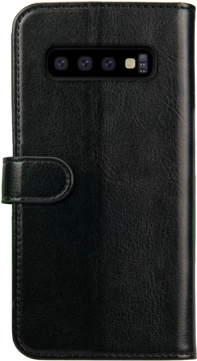 Rosso Element Book Case Wallet S10 Plus - 3 Pasjes - Zwart