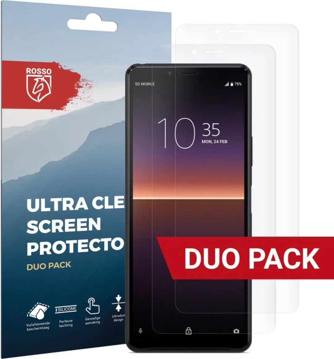 Rosso Screen Protector Ultra Clear voor Sony Xperia 10 II