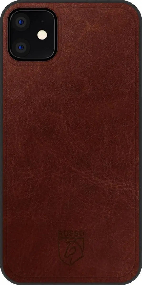 Rosso Element 2-in-1 Hoesje iPhone 11 - Bruin