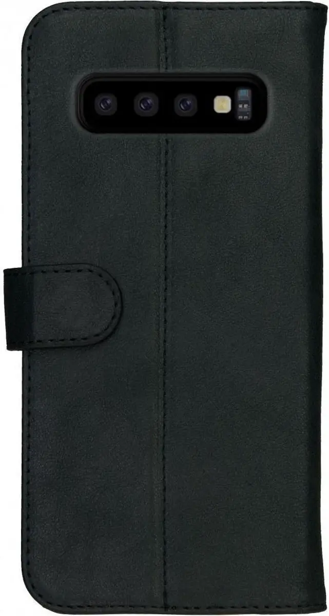 Rosso Deluxe Book Case Samsung Galaxy S10 Plus - 3 Pasjes - Zwart