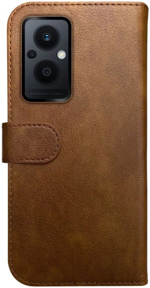 Rosso Element Oppo Reno 8 Lite Hoesje Wallet - 130759 - Bruin