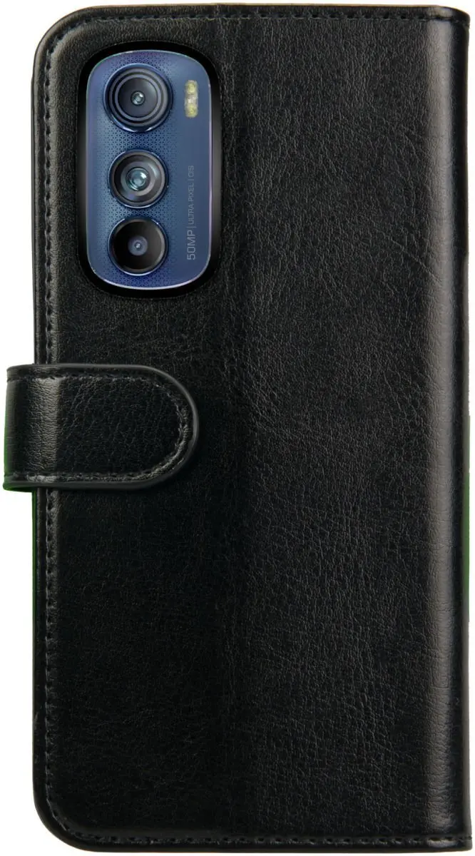 Rosso Element Book Case Wallet Motorola Edge 30 - 3 Pasjes - Zwart