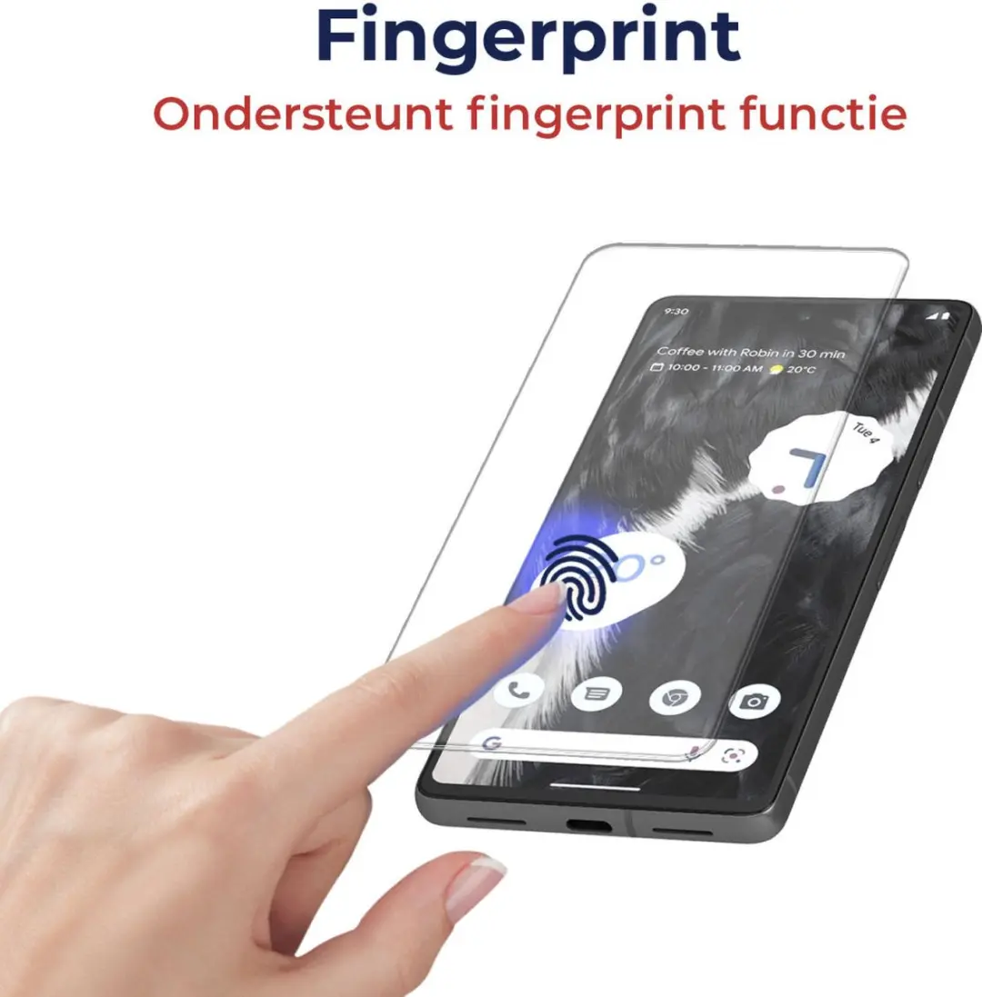 Rosso Google Pixel 7 Schermbeschermer - Gehard Glas - Case Friendly