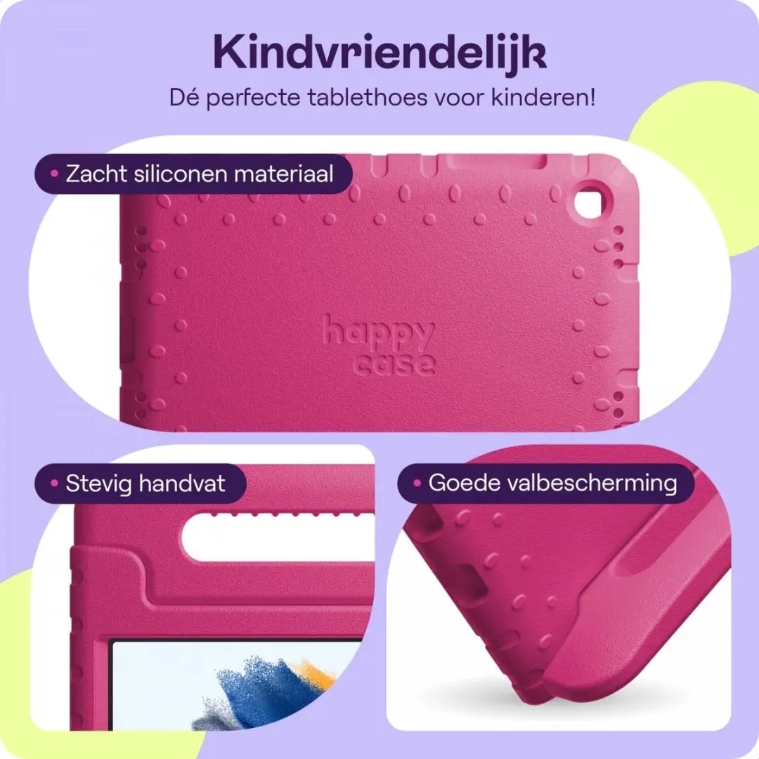 HappyCase Kinderhoes Samsung Galaxy Tab A8 2021 - Roze