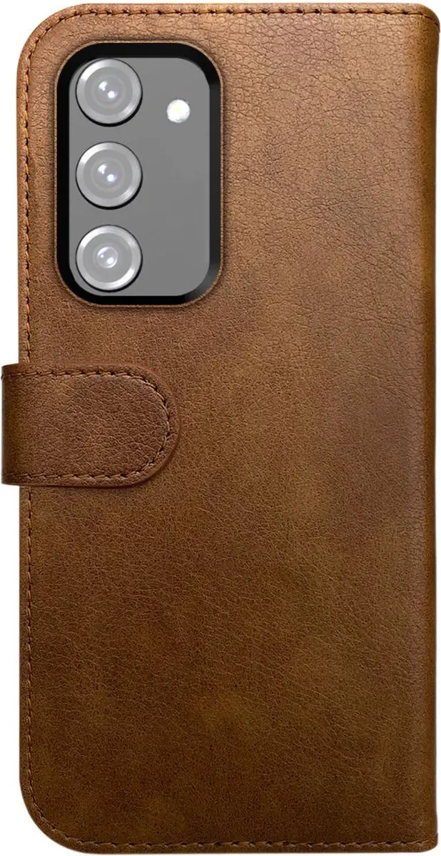 Rosso Element Book Case Wallet Samsung Galaxy S23 Plus - 3 Pasjes - Bruin