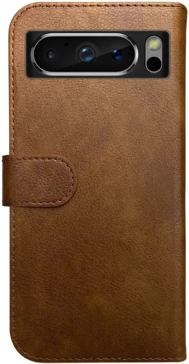 Rosso Element Book Case Wallet Google Pixel 8 Pro - 3 Pasjes - Bruin