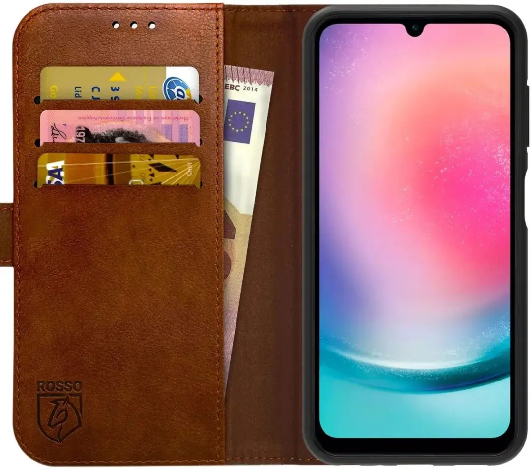 Rosso Element Book Case Wallet Hoesje Geschikt voor Samsung Galaxy A25