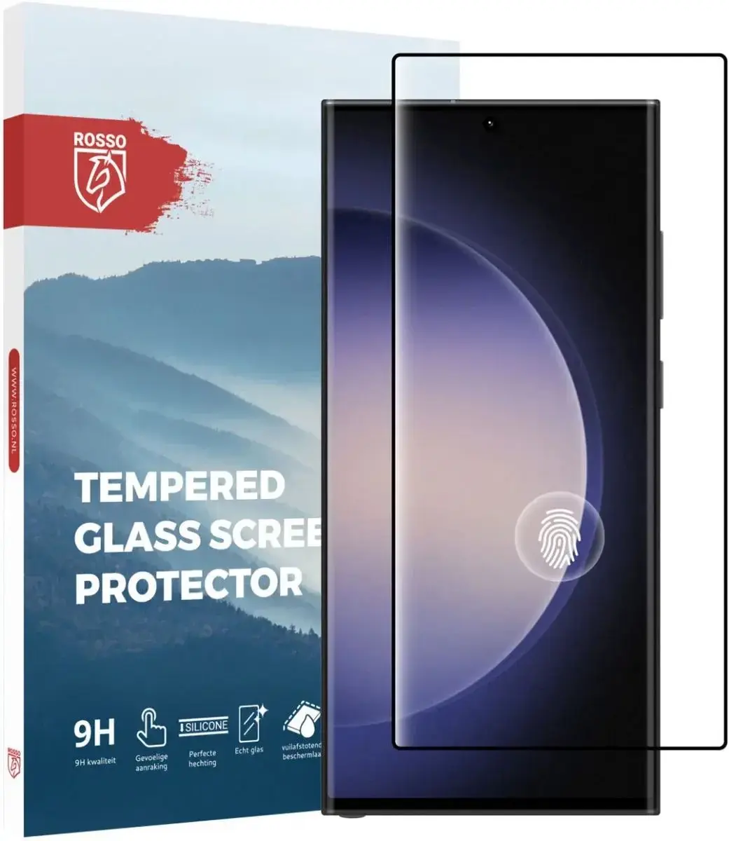 Rosso 9H Tempered Glass Screen Protector Geschikt voor Samsung Galaxy S23 Ultra