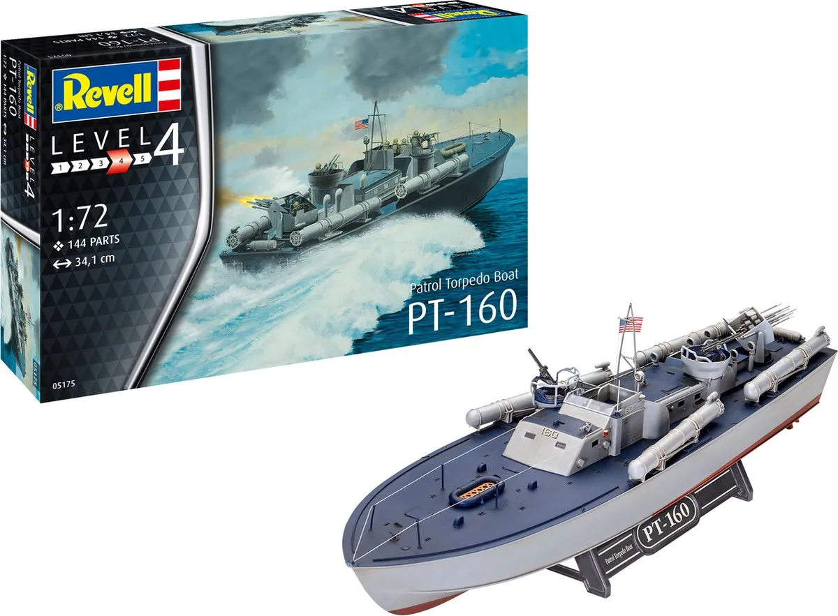 Revell 05175 Patrol Torpedo Boat PT-160 Modelbouwpakket 1:72
