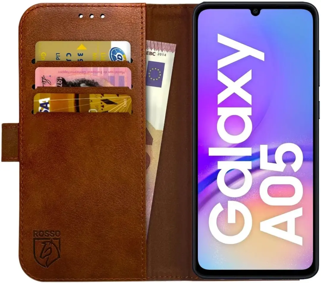 Rosso Element Book Case Wallet Hoesje Geschikt voor Samsung Galaxy A05