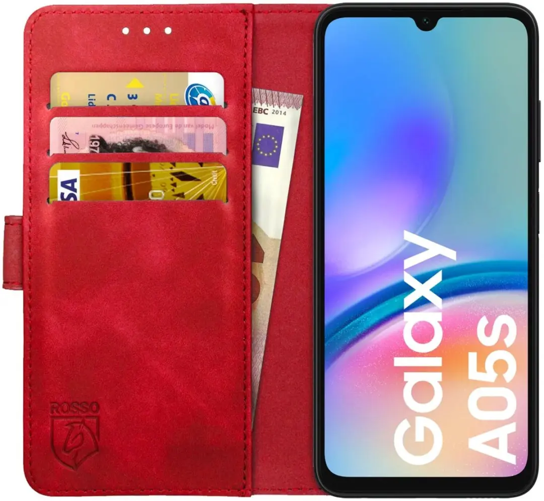 Rosso Element Book Case Wallet Hoesje Geschikt voor Samsung Galaxy A05s