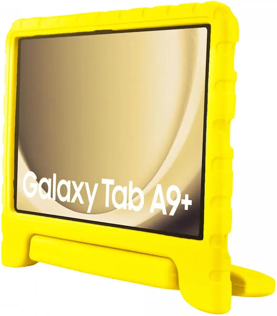 HappyCase Kinderhoes Samsung Galaxy Tab A11/A9 Plus - Geel